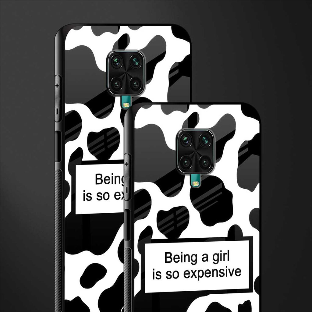 expensive girl glass case for poco m2 pro image-2
