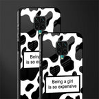 expensive girl glass case for redmi note 9 pro image-2