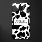 expensive girl glass case for poco m2 pro image