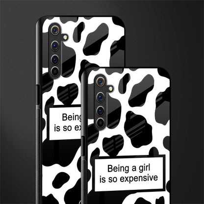 expensive girl glass case for realme 6 pro image-2