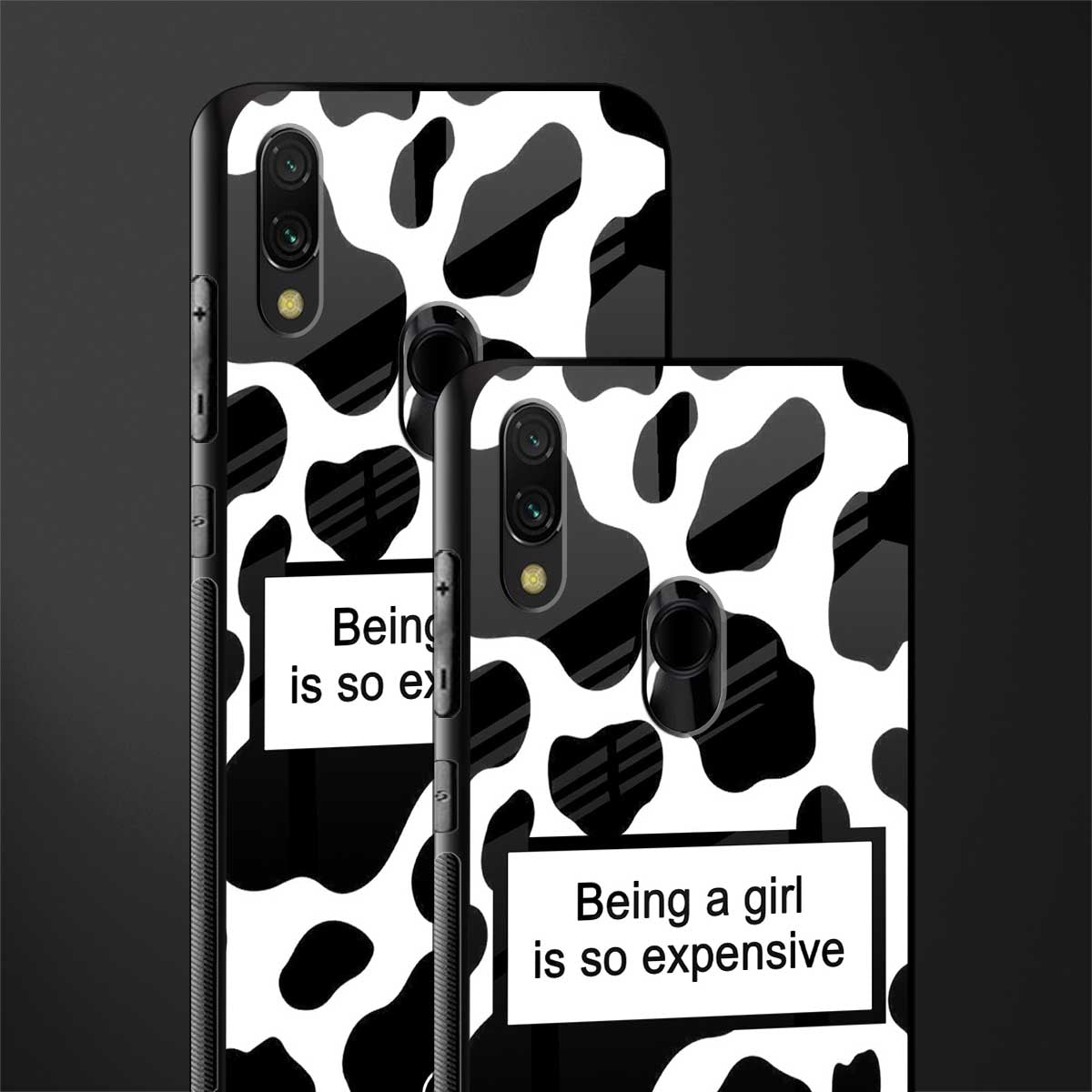 expensive girl glass case for redmi note 7 pro image-2