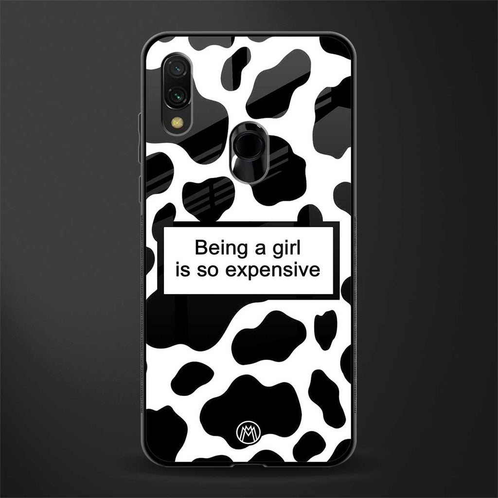 expensive girl glass case for redmi 7redmi y3 image