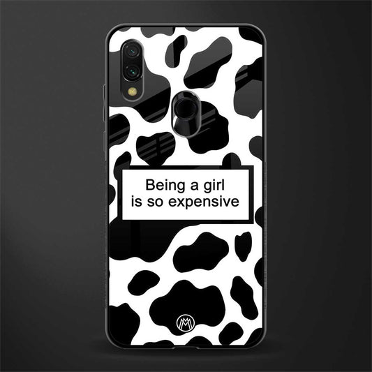 expensive girl glass case for redmi y3 image