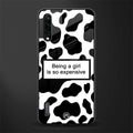 expensive girl glass case for mi a3 redmi a3 image