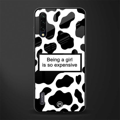 expensive girl glass case for mi a3 redmi a3 image