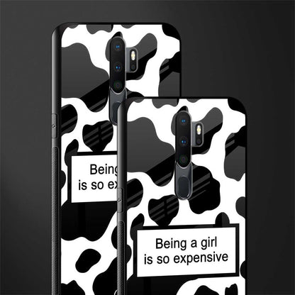 expensive girl glass case for oppo a5 2020 image-2
