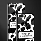 expensive girl glass case for oppo a7 image-2