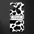 expensive girl glass case for oppo a7 image