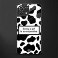 expensive girl glass case for mi 11 lite image