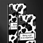 expensive girl glass case for realme 3 pro image-2