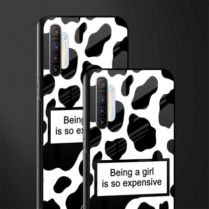 expensive girl glass case for realme xt image-2