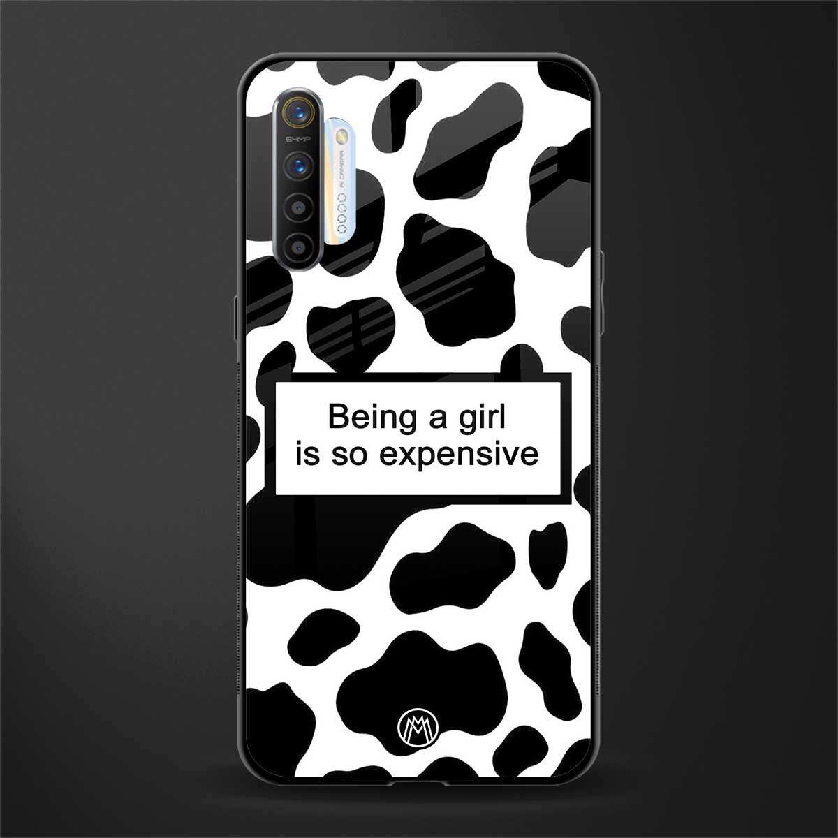 expensive girl glass case for realme x2 image