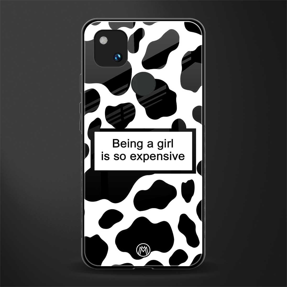 expensive girl back phone cover | glass case for google pixel 4a 4g