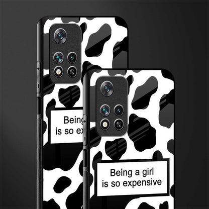 expensive girl glass case for poco m4 pro 5g image-2
