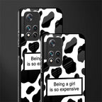 expensive girl glass case for xiaomi 11i 5g image-2