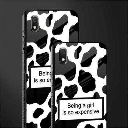 expensive girl glass case for samsung galaxy a10 image-2