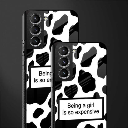 expensive girl glass case for samsung galaxy s21 image-2