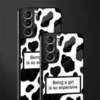 expensive girl glass case for samsung galaxy s21 plus image-2