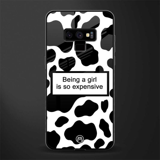expensive girl glass case for samsung galaxy note 9 image