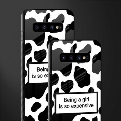 expensive girl glass case for samsung galaxy s10 image-2