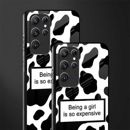expensive girl glass case for samsung galaxy s21 ultra image-2