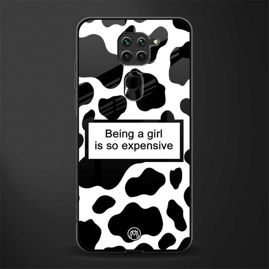 expensive girl glass case for redmi note 9 image