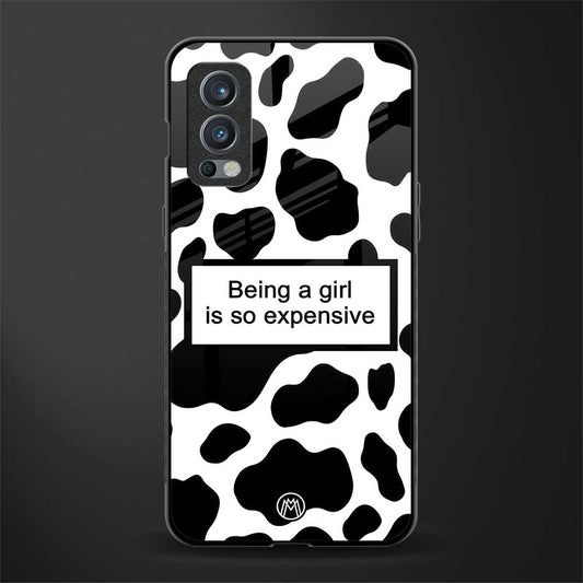 expensive girl glass case for oneplus nord 2 5g image