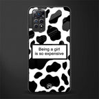 expensive girl glass case for redmi note 11 image