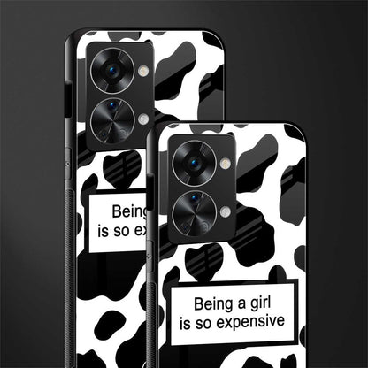 expensive girl glass case for phone case | glass case for oneplus nord 2t 5g