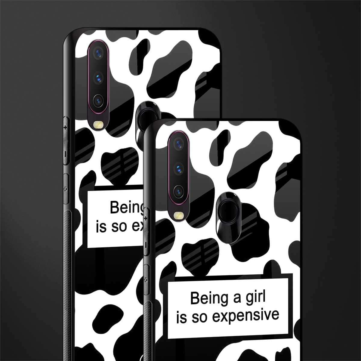expensive girl glass case for vivo y12 image-2