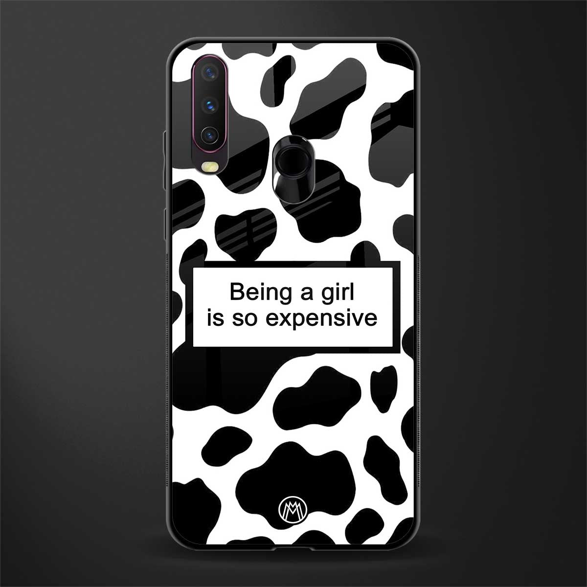 expensive girl glass case for vivo y12 image