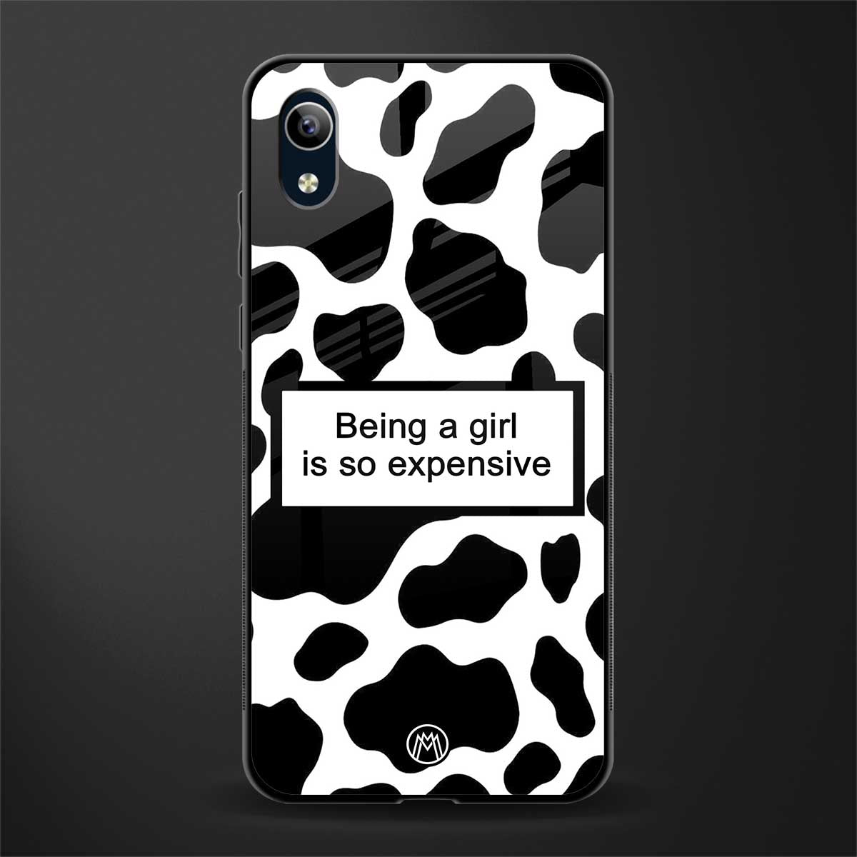 expensive girl glass case for vivo y91i image