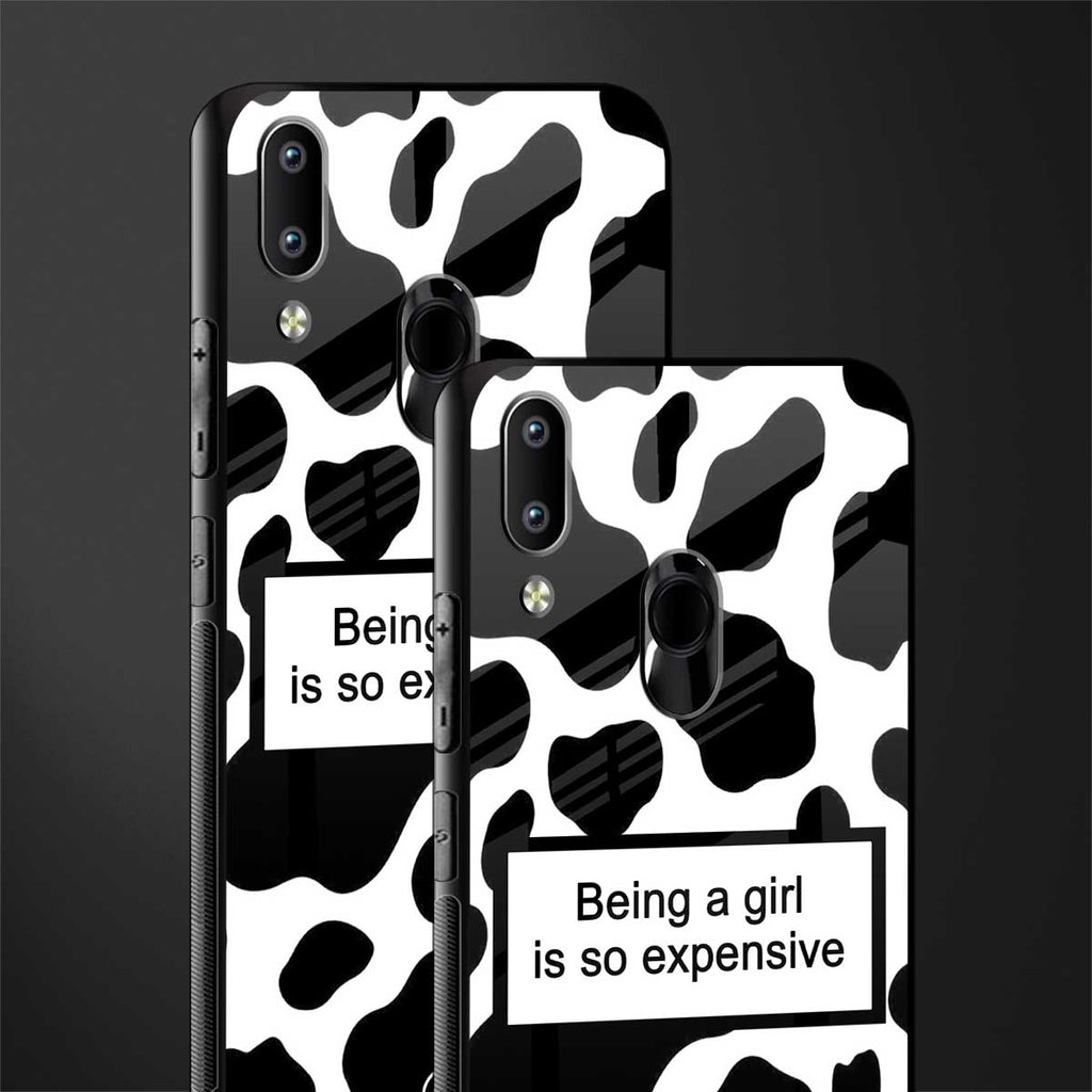 expensive girl glass case for vivo y95 image-2