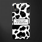 expensive girl glass case for vivo v11 pro image