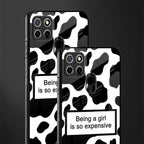 expensive girl glass case for realme narzo 30a image-2