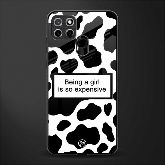 expensive girl glass case for realme narzo 30a image