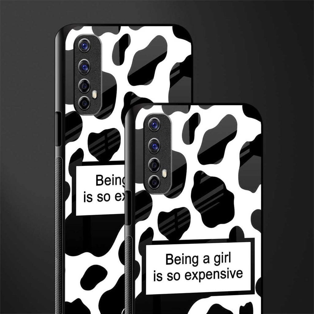 expensive girl glass case for realme narzo 20 pro image-2
