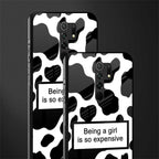expensive girl glass case for poco m2 image-2