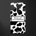expensive girl glass case for redmi 9 prime image