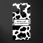 expensive girl glass case for redmi 9 prime image