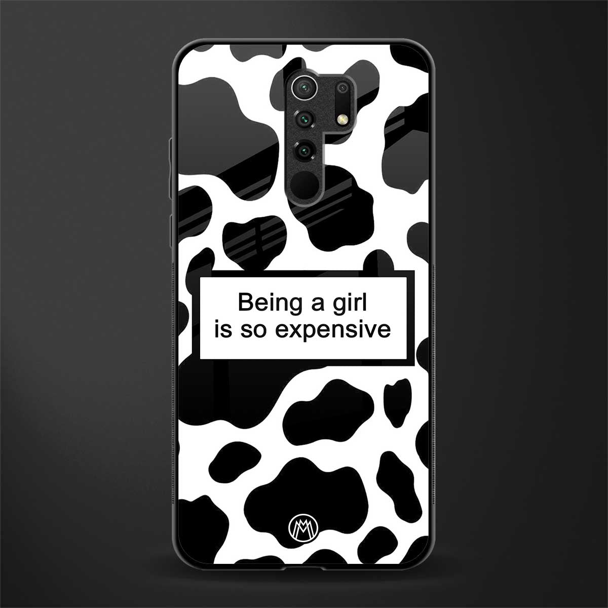 expensive girl glass case for redmi 9 prime image