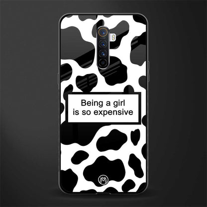 expensive girl glass case for realme x2 pro image