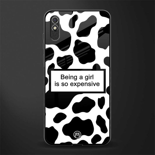 expensive girl glass case for redmi 9i image