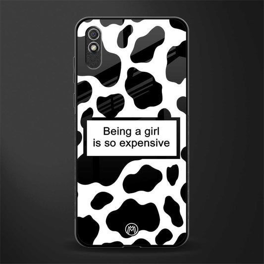 expensive girl glass case for redmi 9a image