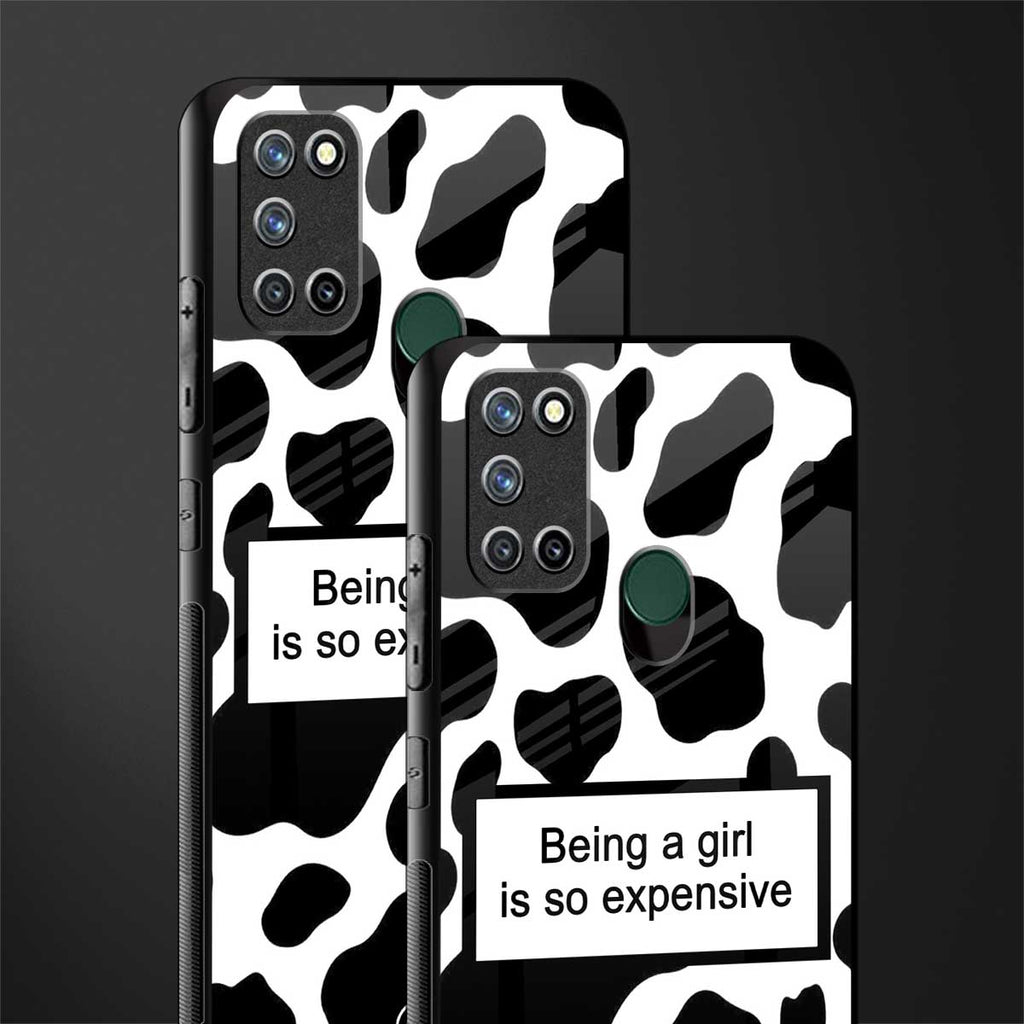 expensive girl glass case for realme 7i image-2