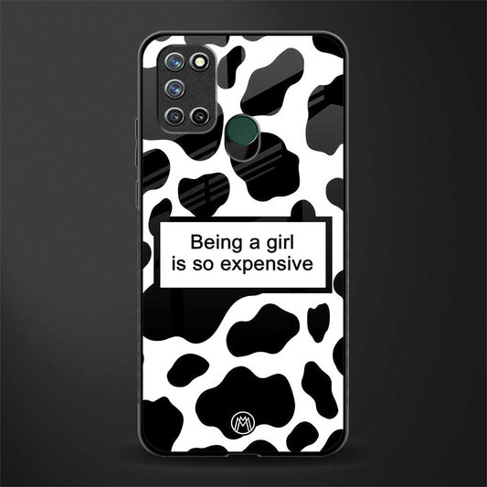 expensive girl glass case for realme 7i image