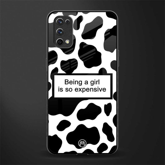 expensive girl glass case for realme 7 pro image
