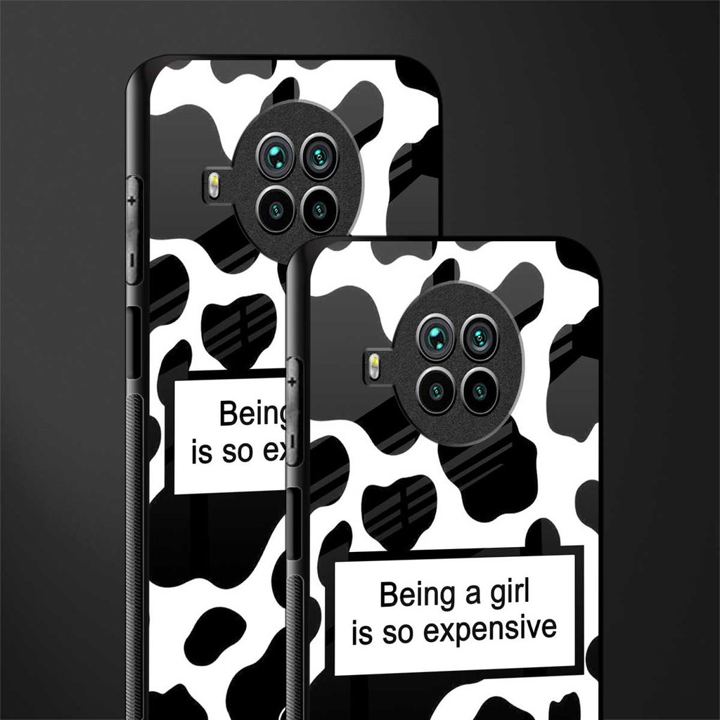 expensive girl glass case for mi 10i image-2