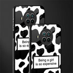 expensive girl glass case for mi 10i image-2