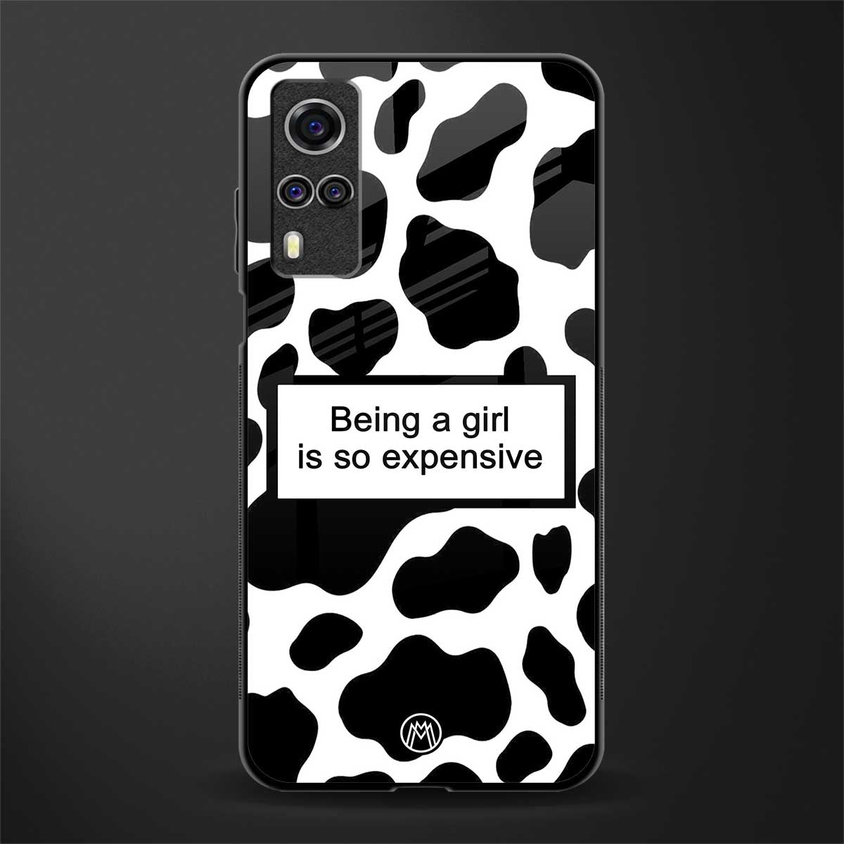 expensive girl glass case for vivo y31 image